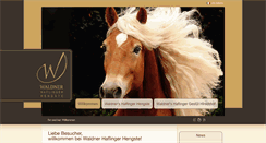 Desktop Screenshot of haflinger-hengste.com